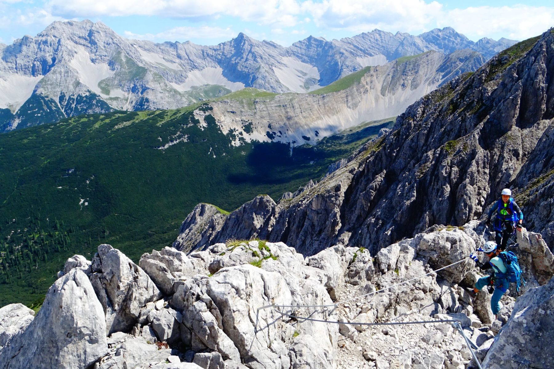 Ferratas. Ascenso al Zugspitze. Alpes alemanes y austriacos
