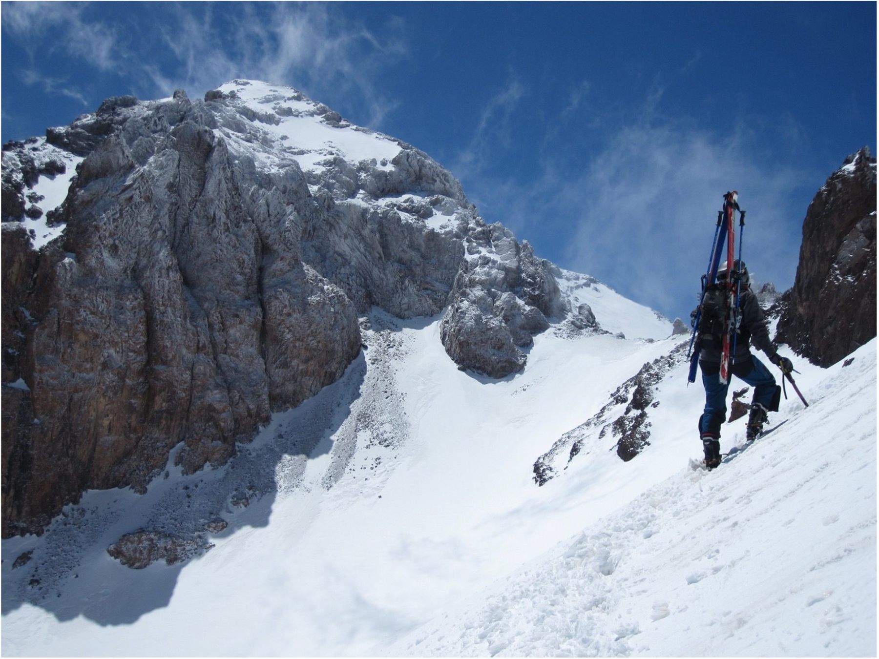 Esquí de montaña en Marruecos. Toubkal, Cordillera del Atlas