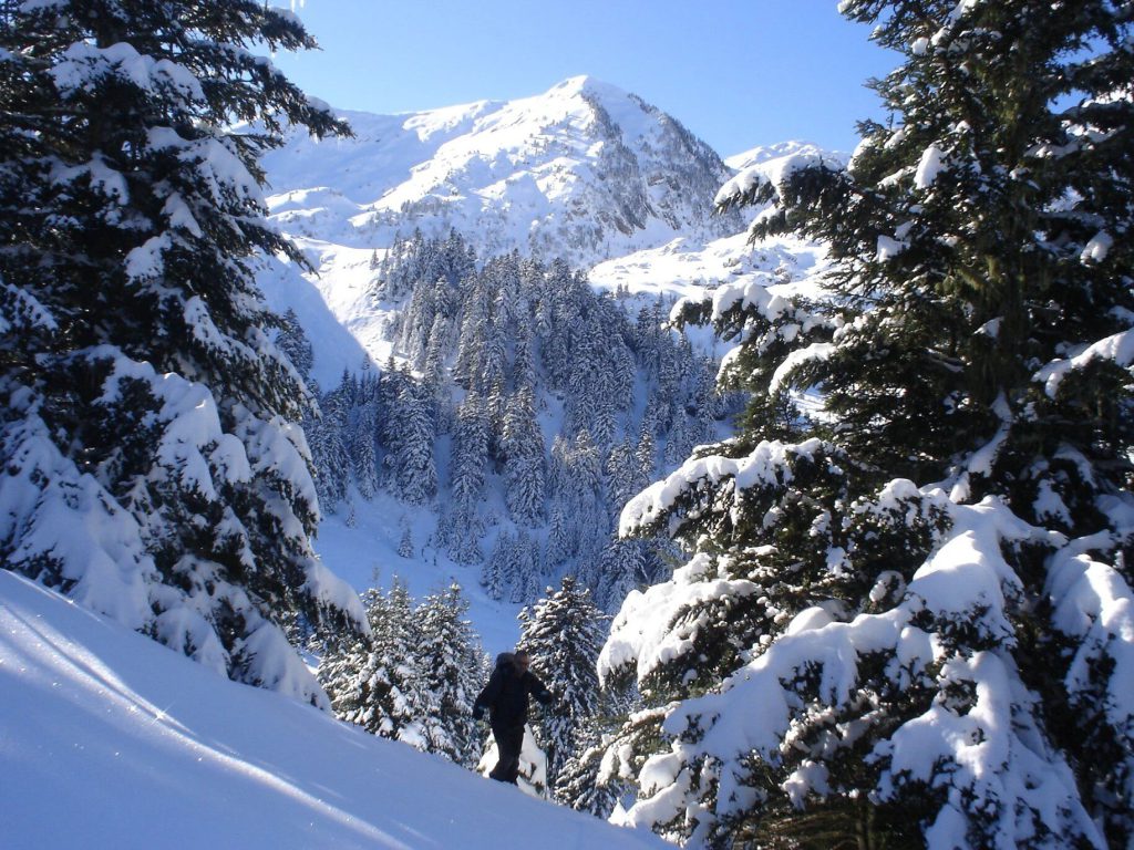 Raquetas en Pirineo francés