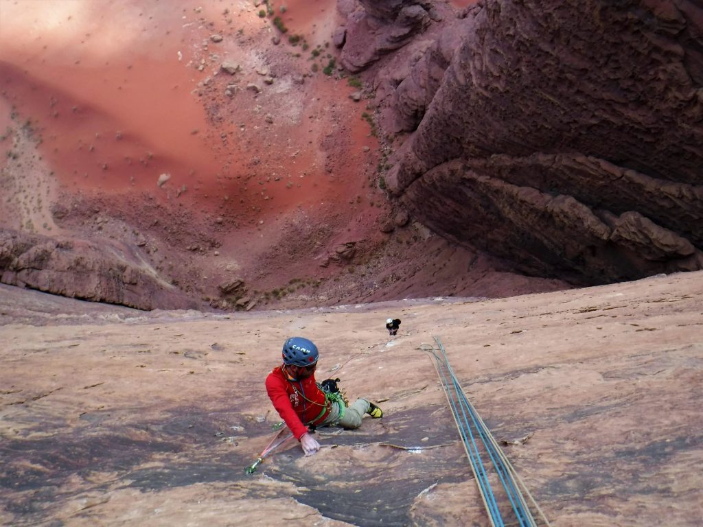 Viajes cañeros: escalada en Jordania