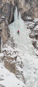 Escalada en hielo en Dolomitas